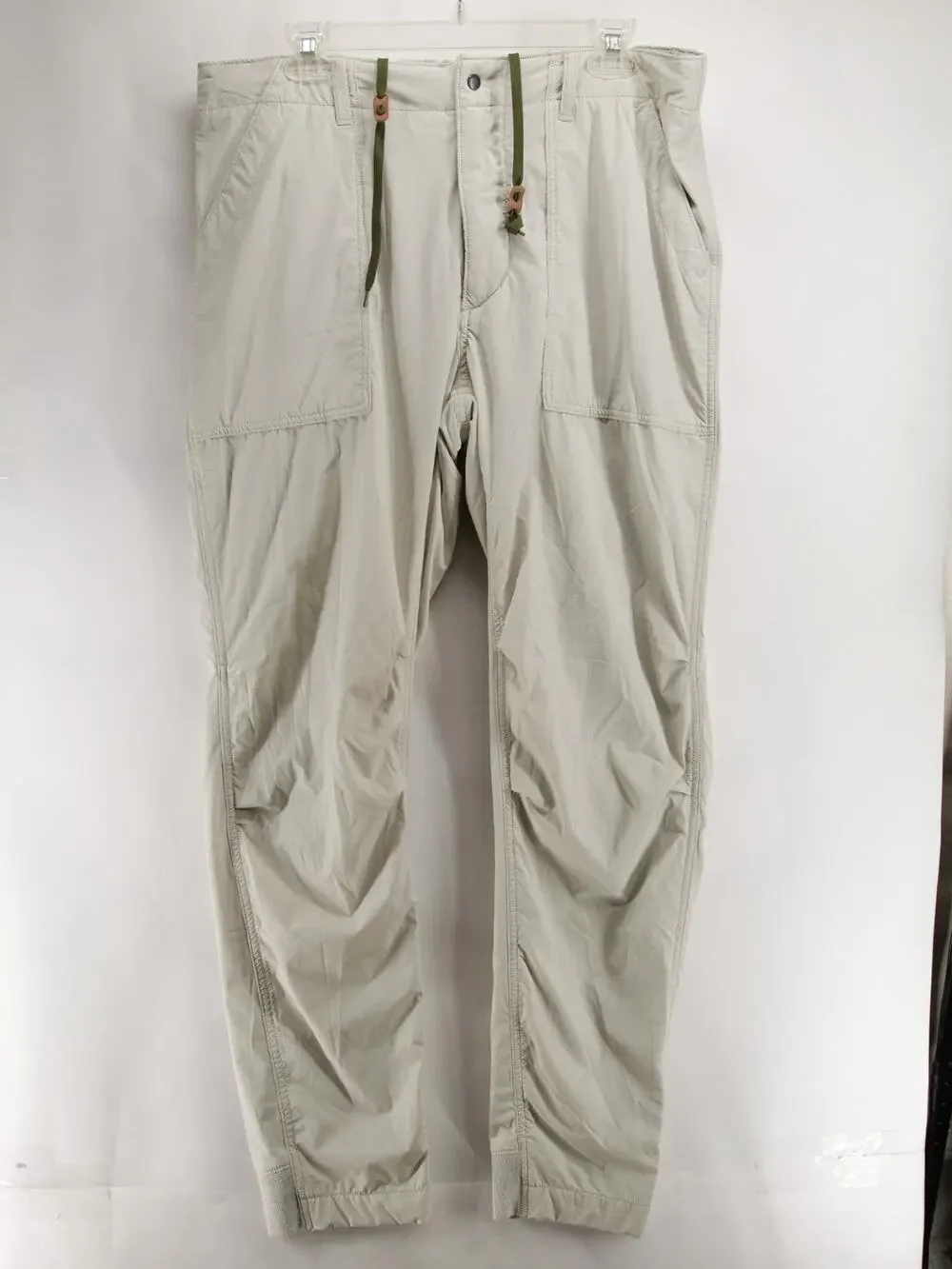 Relwen Air Stretch Windpants Men's 2X XXL Joggers Mesh Lined Stone Gray Cargo